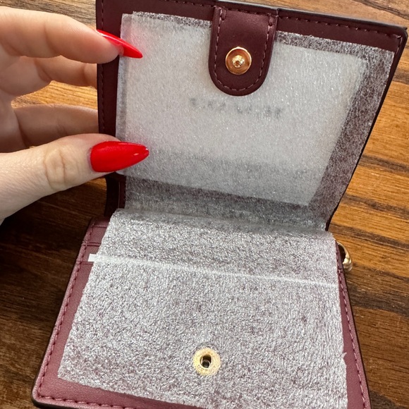 NWT Coach cherry print snap wallet - Picture 7 of 8